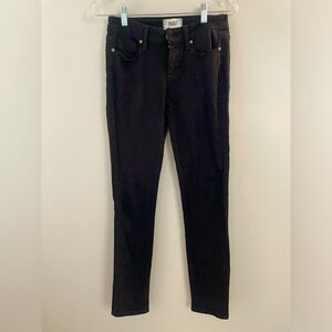 Paige, Verdugo ankle, waist 26, black stretch skinny jeans